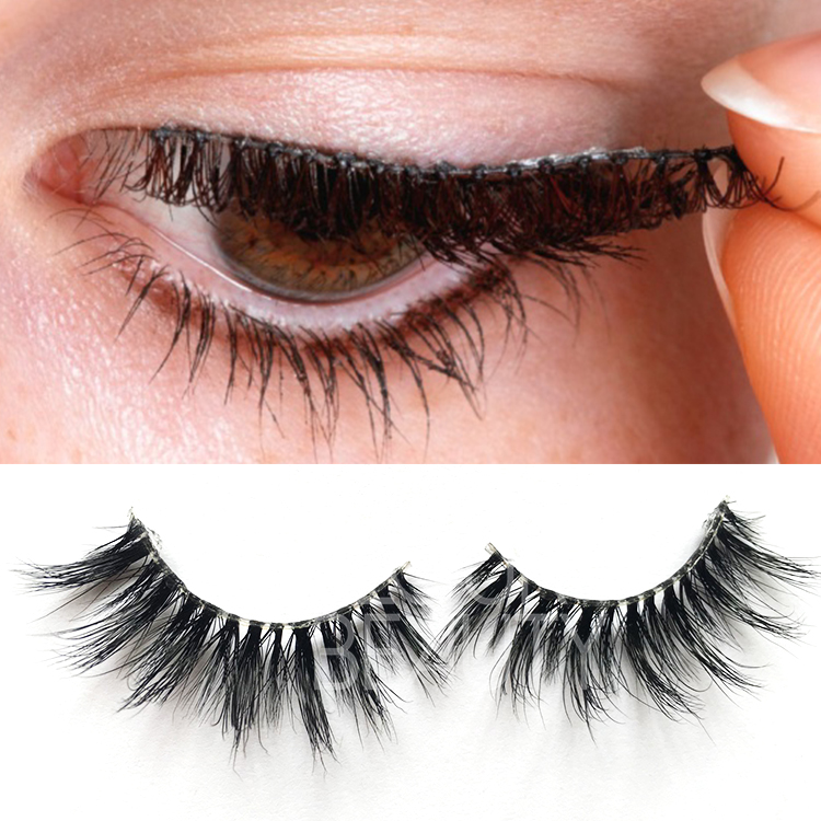 3D long mink eyelashes double layered are best artificial eyelashes UK ES03